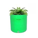 CINAGRO Premium Grow Bags, Pack of 1 HDPE 260 GSM 12×12 Inch, UV Protected Round Green Garden Decor Plant Grow Bag, Planters for Terrace, Balcony & Gardening, Suitable for Vegetables & Flowers