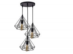 Lexton 60 Watt Pendant Light, Multicolor, Metal-Corded Electric
