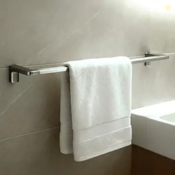 iBELL 60 cm (24-Inch) Towel Bar, Wall Mounted Towel Rod Holder for Bat