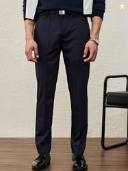Snitch Men Slim Fit Wrinkle Free Trousers