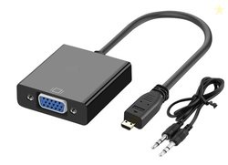 Tobo Micro HDMI to VGA Adapter, Active Micro HDMI to VGA Video Convert