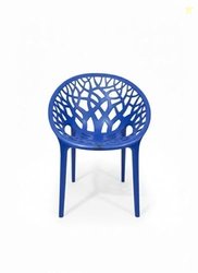 activa Crystal Plastic Arm Chair | Stackable Indoor Outdoor Chair for