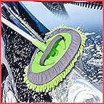 Wolpin Car Duster Microfiber Flexible Duster Car Wash | Car Cleaning Accessories | Microfiber | Brushes | Dry/Wet Home, Kitchen, Office Cleaning Brush Extendable Handle