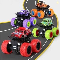 BVM GROUP 4pc 4WD Mini Monster Trucks Friction Powered Cars for K...mo
