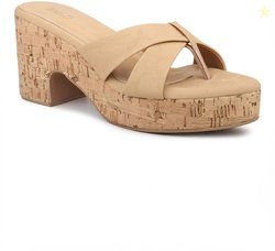 Inc.5 Women Heels Sandal (Black , 5)