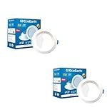 EcoEarth Bixy Concealed Downlight (Pack of 2, Warm White, 8 Watt)