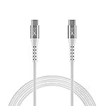 boAt Type-C C600 Tangle-Free, Sturdy w/100W/5A Fast Charging Cable & 10Gbps Data Transmission, 10000+ Bends Lifespan & Extended 1.5m Length,Compatible w/Xiaomi, Oneplus, Samsung, Vivo & Oppo(White)