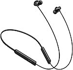 realme Buds Wireless 5 Lite in Ear Bluetooth Neckband with 12.4 mm Dynamic Bass Boost Driver,Upto 35 Hours Playback,45ms Low Latency,IP55 Dust & Water Resistant, Bluetooth V5.4 (Void Black)