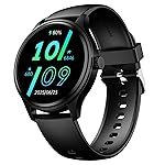 Boat Lunar Discovery Neo, 1.39″ (3.5 cm) Round HD Display, Premium Metallic Finish, Animated Watchfaces, 100+ Sports Mode, Bluetooth Calling, Smart Watch for Men & Women (Active Black)