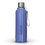 Aivin Crystal Insulated Stainless Steel Rubber Coated Water Bottle for School,Office,Gym, Sports, Hiking, Trek, Travel for Men, Women,Girls, Boys and Kids 750ml
