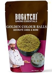 BOGATCHI Golden Balls for Cake Decoration | Topping for Cake & Other B