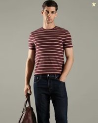 TOMMY HILFIGER Stripes Slim Fit Crew Neck T-shirt