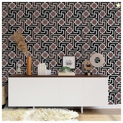 Kayra Decor Latest Moroccan Allover Wall Stencil -Pack of 1, Sheet Siz