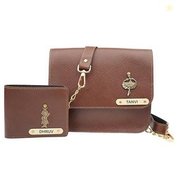 YOUR GIFT STUDIO Customized Leather Men Wallet | Personalised Purse fo
