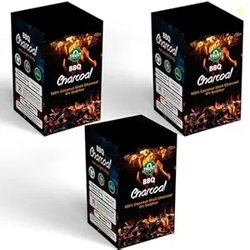TrustBasket Charcoal Briquettes (5kg) with Free Starter Cubes - Long B