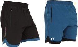 never lose Pack of 2 Solid Men Dark Blue, Black Gym Shorts