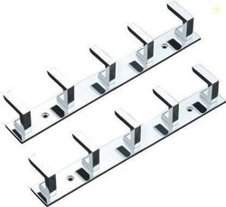 Savorier Pack Of 2-Classic Glossy 5 Pin Cloth Hanger Bathroom Wal...mo