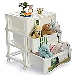 Nayasa Tuckins Deluxe No. 23 | Multi-Compartment Plastic Drawers | Storage Organizer | Multipurpose Plastic Modular Storage Organizer Box | 39.3 X 29.6 X 46.8 cm | White & Green
