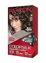 Revlon ColorSilk Permanent Hair Color For Women, Salon Perfect Hair Colour at Home with 100% Grey Coverage | Pro-Keratin & No Ammonia | Up to 8 Weeks of Colour | Shade – Dark Brown 3N (Pack of 1)