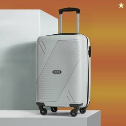 HRX Small Cabin Suitcase (57 cm) 4 Wheels - Icon - Silver