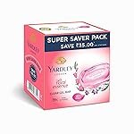 Yardley London Yardley Clear Gel Bar Iris And Violet – With 99% Pure Glycerin And Natural Floral Oils -125Gx3