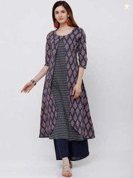 Vishudh Printed A-Line Kurta