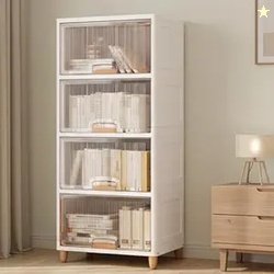 JD FRESH 4 Tier X-Large Cupboard for Storage/Stackable Plastic Storage