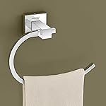 Plantex (Primax) Aqua Heavy-Duty Stainless Steel Napkin Ring/Towel Ring/Napkin Holder/Towel Hanger/Bathroom Accessories (Chrome) – Pack of 1