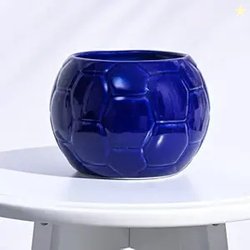 UGAOO Football Ceramic Pot (Blue)