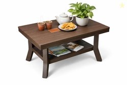 Foldable Plastic Center Table for Living Room | Coffee & Tea Table wit
