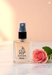 Deer Rose Fragrance Perfume, Floral Scent, 10ml Travel Size Spray Bott