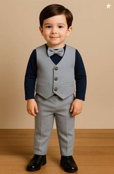 Rammi Creation Baby Boys & Baby Girls Party(Festive) Waistcoat T-shirt