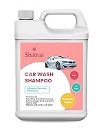Shatras 5 Ltr foam Car Wash Shampoo Concentrate – pH Neutral, Thick Suds With Shine Enhancing Formula – Bubblewash Snow Car Foam Shampoo That Works With Both Bucket Wash And Foam Cannon