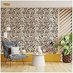 Kayra Decor Latest French Floral Stencils for Wall Painting – Pack of 1, Sheet Size 24 x 30 inch/Design for Wall Painting 22 x 27 inch – Medium