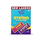 Yogabar Strong 12g Protein Bar Variety Pack of 6 (3 x Choco Peanut Butter Bars, 3 x Coffee Rush Bars) | No Added Sugar Protein Bars | Premium High Protein Blend – Whey Protein Concentrate, Isolate, Peanuts & Soy | Healthy Protein Snacks