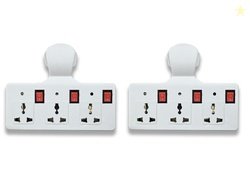 Digiway Three pin Multi Plug Point | Cordless Wall Socket Multi Outlet