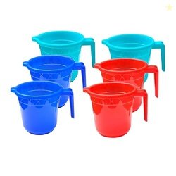 Vipron Plastic Bathroom Mug (Pack of 6)