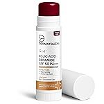DERMATOUCH Kojic Acid Ceramide SPF 50 PA+++ Tinted Wine Lip Balm – 5g | Moisturizing â¢ Sun Protection â¢ Nourishing | Reduces Pigmentation & Heals Dry Lips
