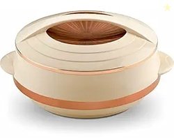 Asian Olympic Inner Steel Casserole, 1600 ml, Rose Gold |PU Insulated|