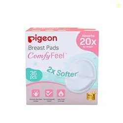 Pigeon Disposable Breast Pads 36 Pcs | Comfy Feel | 2X Softer | Stay D