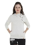 Campus Sutra Women’s Cotton Hooded Neck Sweatshirt