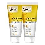 Qraa Sunscreen – SPF 40 PA++++ Sunscreen Cream SPF 40|Helps Remove Tan|Helps in Sun Burn| Pack Of 2 (200gm, 2)