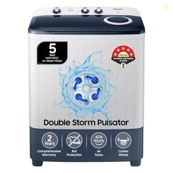 Samsung 6.5 kg, 5 star, Semi-Automatic Top Load Washing Machine (WT65R