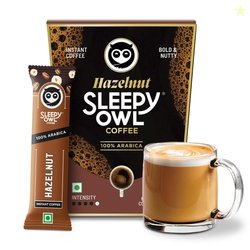 Sleepy Owl Hazelnut Freeze Dried Coffee Sachets | 20g - Pack of 10 x 2