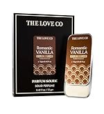THE LOVE CO. Romantic Vanilla Solid Perfume for Men & Women 12gm | Long-Lasting Floral Fragrance Balm | Alcohol-Free, Travel-Friendly, Pocket Perfume Stick | Luxury Scent