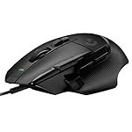 Logitech G502 X Wired Gaming Mouse – LIGHTFORCE Hybrid Optical-Mechanical Primary switches, Hero 25K Gaming Sensor, Compatible with PC/macOS/Windows – Black