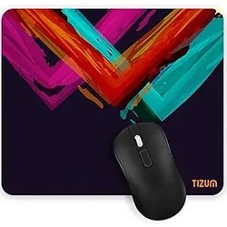 Tizum Mouse Pad/Computer Mouse Mat with Anti-Slip Rubber Base | Smooth