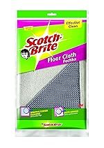 Scotch-Brite Cotton 2 Piece Floor Cleaning Cloth and 1 Piece Single Sided Toilet Brush (Multicolour)
