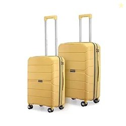 Provogue Cascade Hard-Sided PP Trolley Bag Set of 2 | Expandable Space