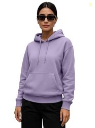 JUNEBERRY Cotton Spun Casual Solid Full Sleeves Women Stylish Hooded N